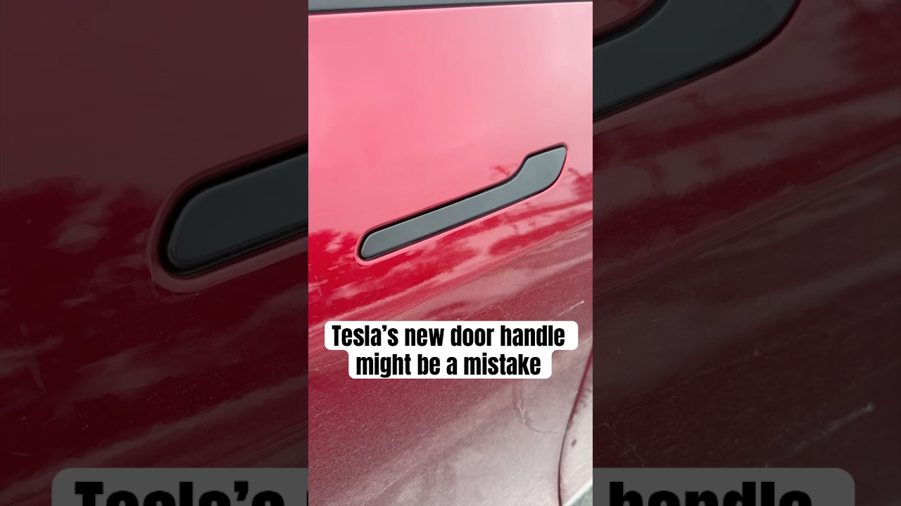Tesla's Door Handles Are a Design Tradeoff