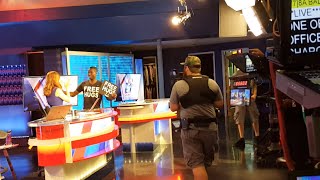 Surprising Fox News Live With Free Hugs! News Anchors Need Love Too.
