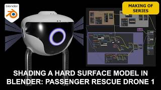 Shading A Hard Surface Model In Blender: Passenger Rescue Drone 1