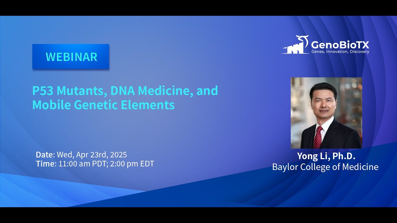 P53 Mutants, DNA Medicine, and Mobile Genetic Elements
