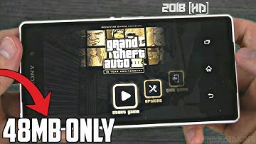 GTA 3 Super Compressed For Android With All GPU & Cleo MODs  GTA 3 Super Lite 2018