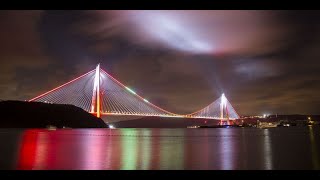 Yavuz Sultan Selim Köprüsü Işıklandırıldı Muhteşem Köprü Manzarası