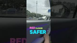 Red flashing warning ambient lights keep you safely protected. #ambient