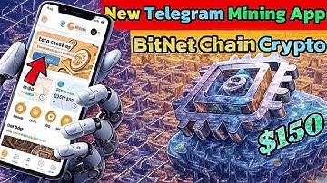 BITNET CHAIN CRYPTO MINING APP | EARN FREE CRYPTO IN TELEGRAM | New Crypto Airdrop !!