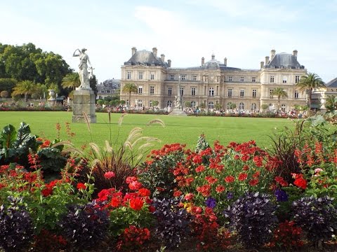 Traveling .. PARIS  France, Notre Dame, Luxembourg gardens , Eiffel tower..  4K video