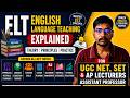 English Language Teaching - ELT in India Explained for UGC NET, SET and AP Lecturer English Subject