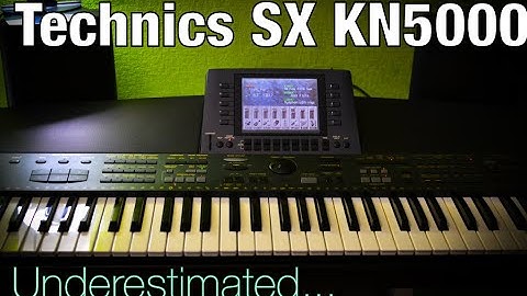 Technics sx KN5000 factory sounds demo