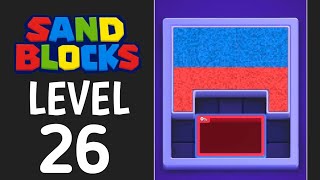Sand Blocks: Drop Puzzle Level 26 Walkthrough Solution