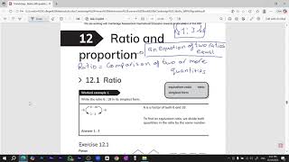 12.1  Ratio - Cambridge Primary Mathematics Workbook 6 | شرح Wealth