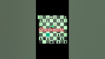 How to win chess game in 8 Moves! chess tricks #chess #shorts