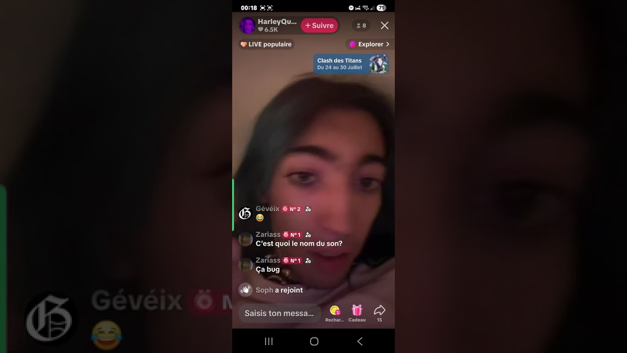 Live Rediff  - Mr Harleyqueerlh alias Thomas Michel (TikTok) #tiktokviral #viral #shortsviral #2025 