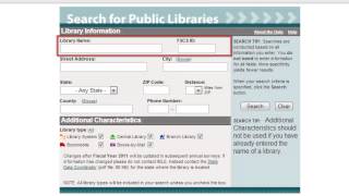 Best Online Search of Public Libraries in Your Region