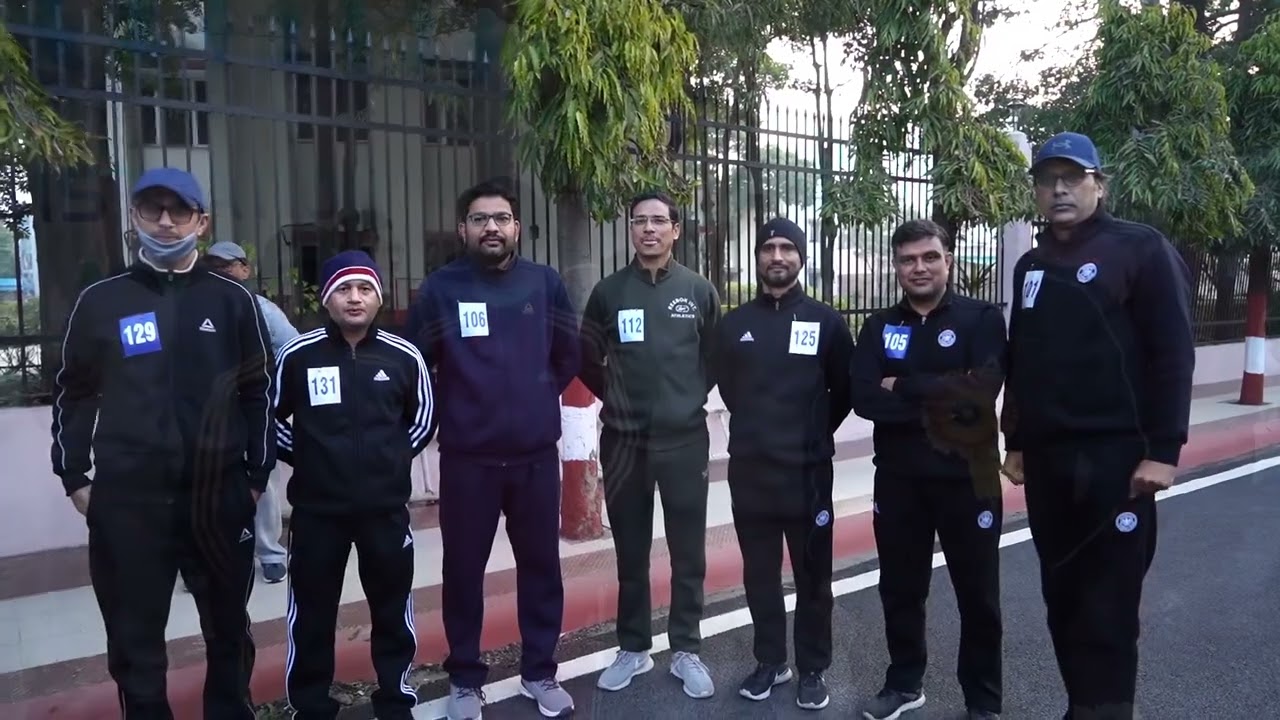 THDCIL employees enthusiastically participating in 10KM Marathon Walk