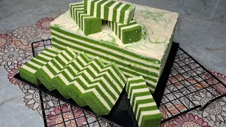 Kek Lapis Green Tea Cheese