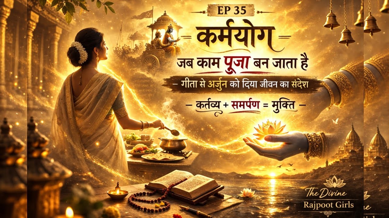 🌻EP 35 | Karma Yog – Karm Karte Hue Bhi Bandhan Se Kaise Bache? | Gita Adhyay 3