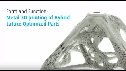The Titanium Spider Bracket with Optimized Lattice Structures