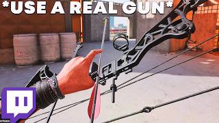 Angry Streamers think I CHEAT with only a BOW and ARROW