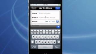 Data Entry using Logbook Pro for iPhone, iPod touch, and iPad