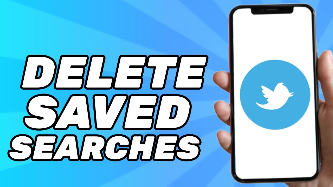 How To Delete Saved Searches On Twitter 2024 YouTube