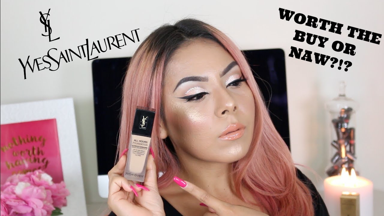 WORTH THE BUY OR NAW?!? YSL ALL HOURS FOUNDATION YouTube