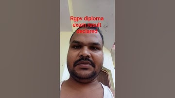 rgpv diploma exam result declared 2025 #exam