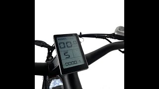 Full setting of ebike display (M5)