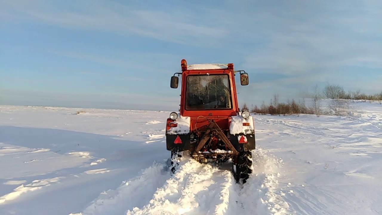 Т-25 В снежном плену)))