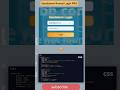 🔥 Sandstorm Login Animation 😳 | PRO UI Design Reveal 🌪️✨ #shorts #coding #htmlcss #webdesign