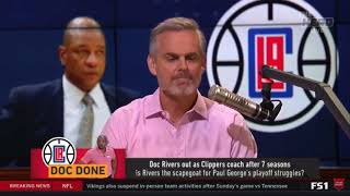 THE HERD | Colin Reacts to Doc Rivers being FIRED