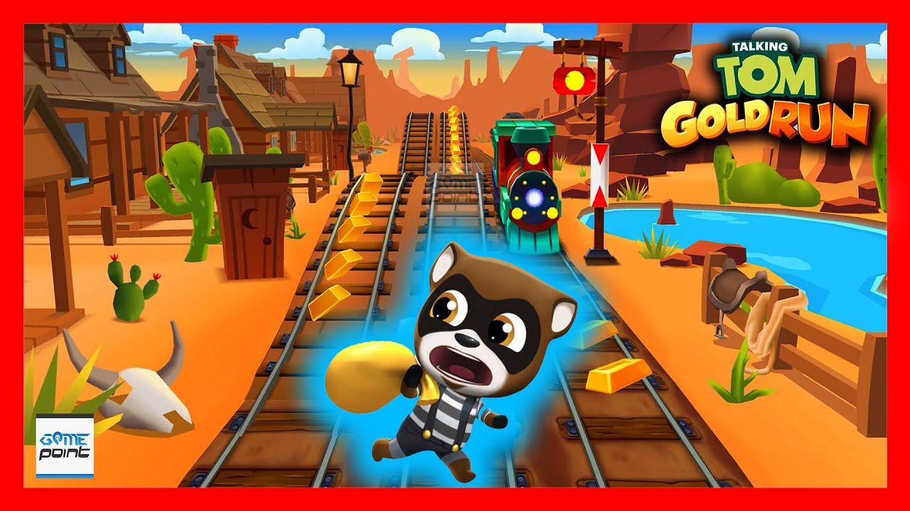 Talking Tom Gold Run Game Video 3 Tom Running Game Tom Gold Run Game GamePointPK YouTube