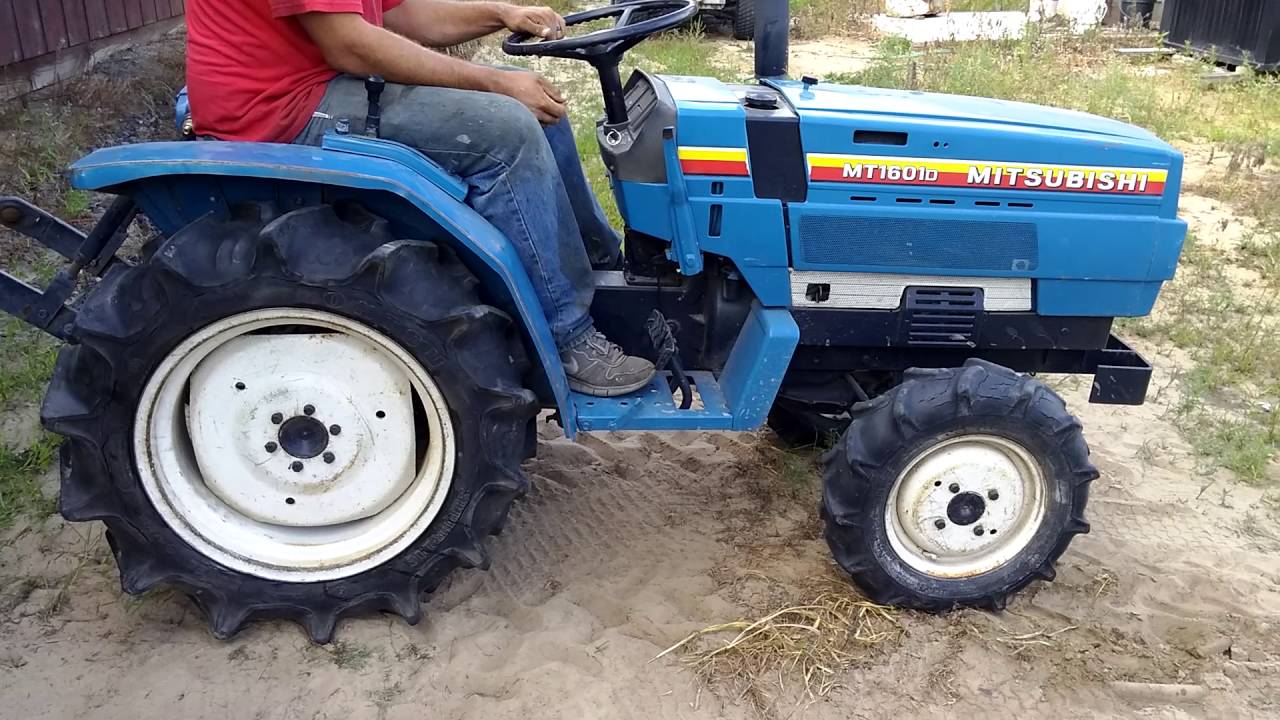 Mitsubishi MT 1601D Compact Utility Tractor YouTube