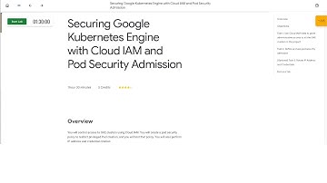 Qwiklabs | Securing Google Kubernetes Engine with Cloud IAM and Pod Security Admission