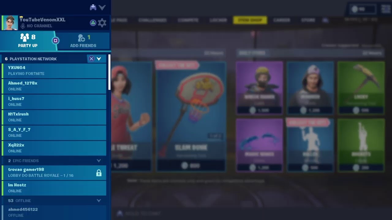Fortnite Item Shop codeVenomXXL_ YouTube