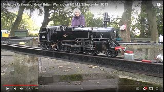 Miniature Railways of Great Britain  Warrington & D M,E S   September 2023 by wooltman 1,098 views 7 months ago 11 minutes, 58 seconds