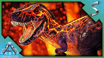 FINALLY A GOOD TAME! TAMING A VOLCANIC REX! - Ark: Genesis [DLC Gameplay E19]