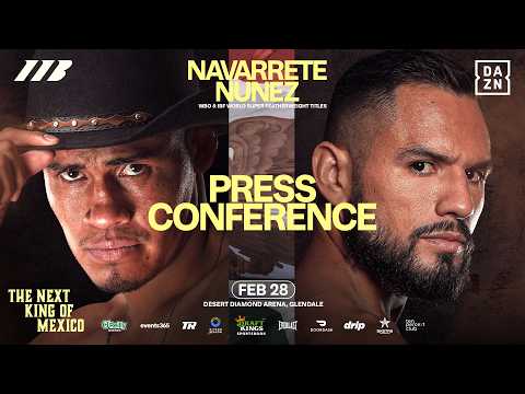 Emanuel Navarrete Vs Sugar Nunez | Press Conference *LIVE* | Matchroom Boxing