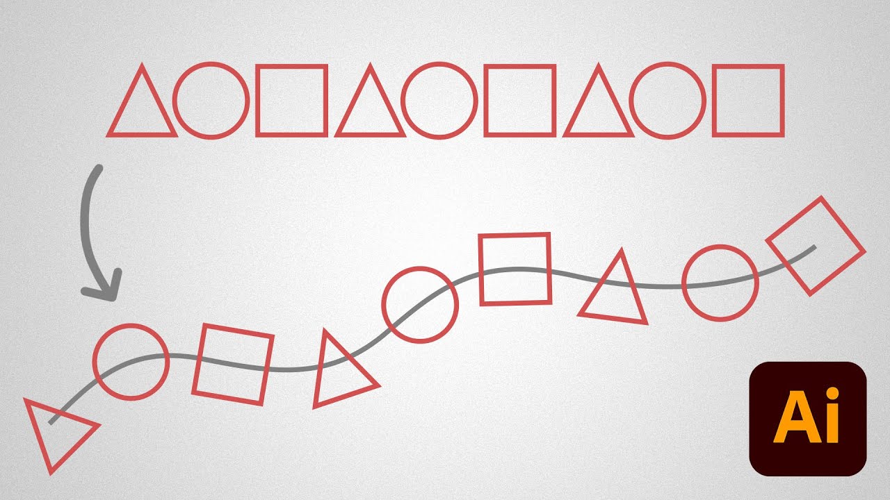 (NEW!) Align Objects to a Path | Adobe Illustrator - YouTube
