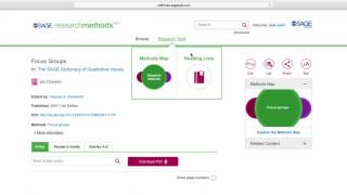 Using Reading Lists in SAGE Research Methods