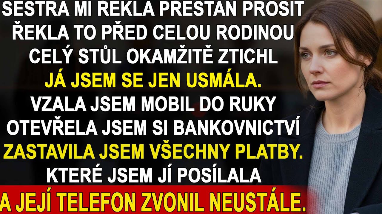 Na tátových narozeninách mě sestra ponížila před všemi, ale pravda o dluzích ji dostihla