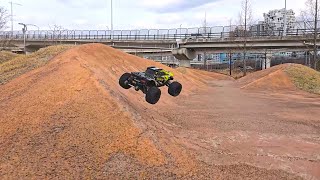 1/10 Scale Monster Truck Rlaalo Metal MINI Brushless RZ001G-A Unboxing & Test RUN