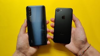 Xiaomi Mi 9 Lite против iPhone 7 — тест скорости!