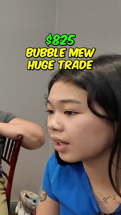 Traded with a Kid for a PSA 10 Bubble Mew! 🧼✨ Best Trade of the Day?! #pokemon #pokemoncards