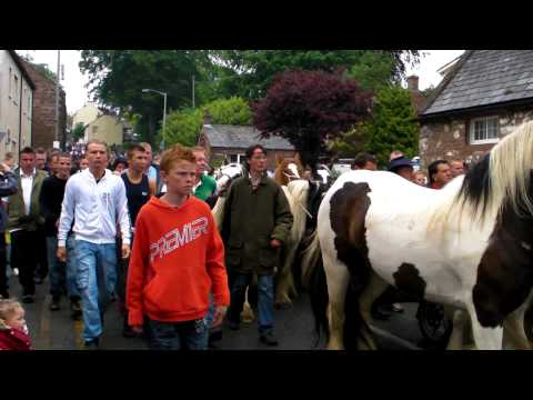 the stand off at appleby --police and travenling people