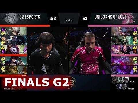 Unicorns of Love vs G2 eSports | Game 2 Grand Finals S7 EU LCS Spring 2017 | UOL vs G2 G2 1080p