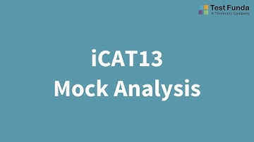 iCAT13 mock analysis - Testfunda