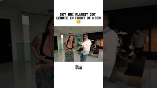 Sky Bri Almost got leaked in Front of N3ON #n3on