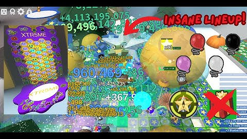 World Record Blue Hive ~1.8T Honey Per Second (No Honeyday/Festive Bean)| Roblox Bee Swarm Simulator