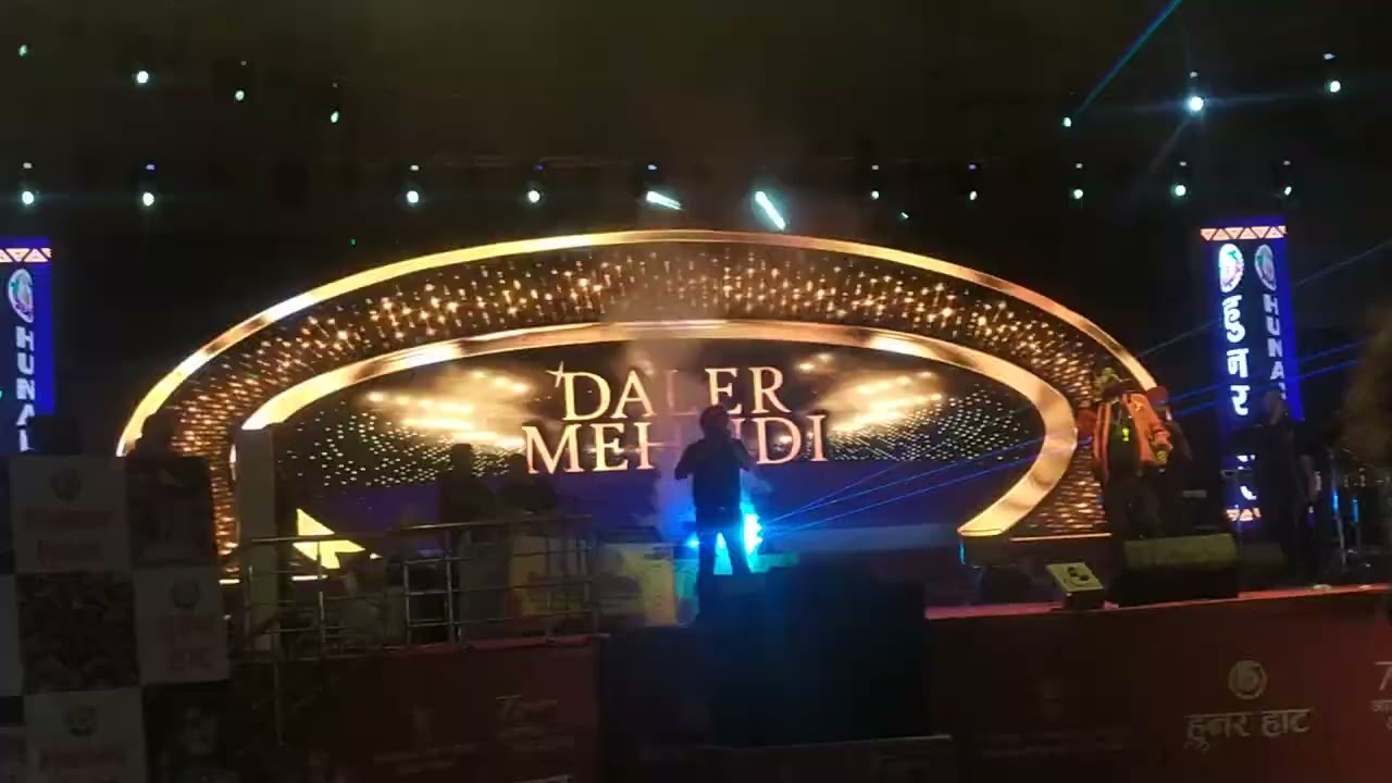 Celebrity Show Daler Mehndi ji Musical Night @Hunar Haat Agra 2022 💐💐👍👍