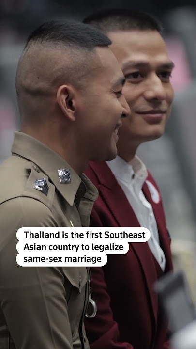 Same-sex couples wed in Thailand in regional first