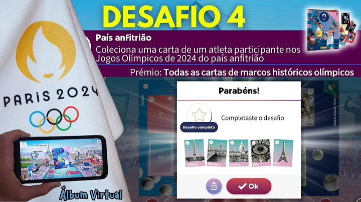 Desafio 4 do Álbum Virtual dos Jogos Olímpicos de Paris - É a Vez do Álbum das Olimpíadas 2024
